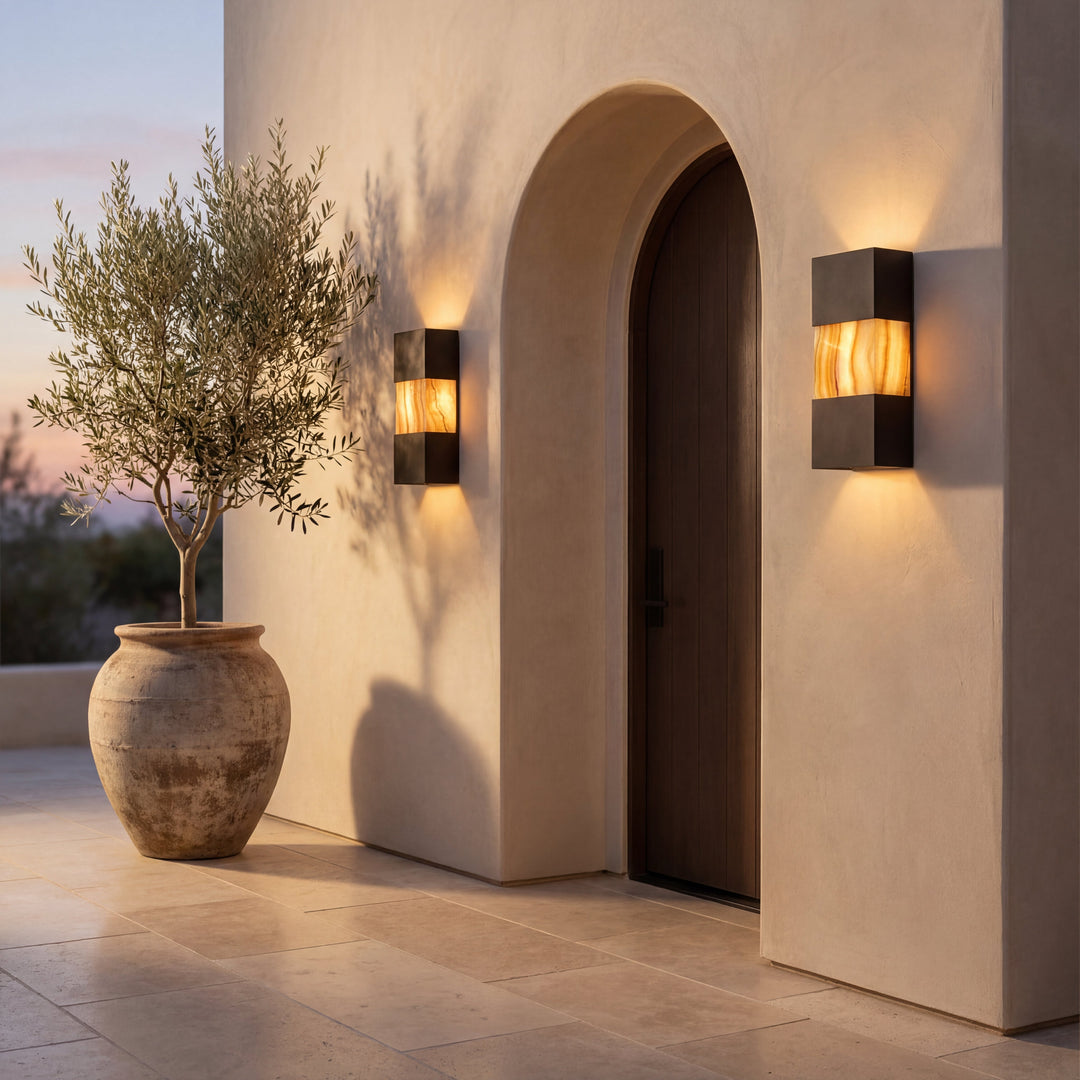 Wrought Iron Outdoor Wall Lanterns & Sconces
