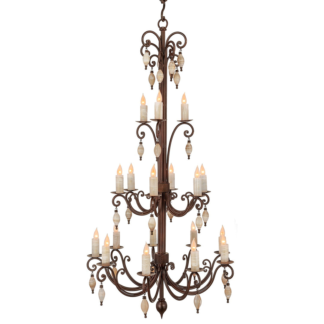 1341 – Traditional Wrought Iron Heirloom Chandelier