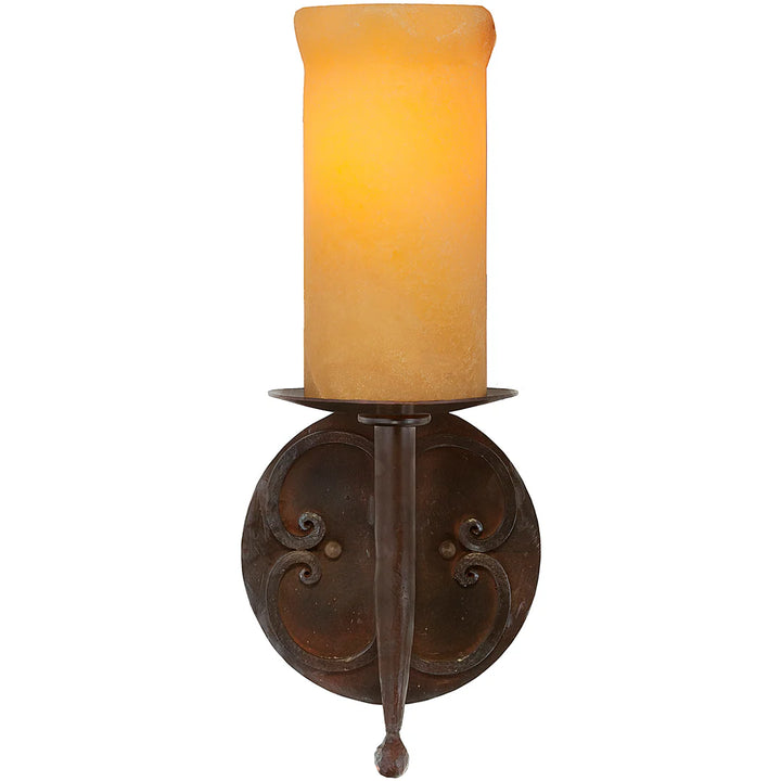 Sierra Onyx Scroll Back Wall Sconce