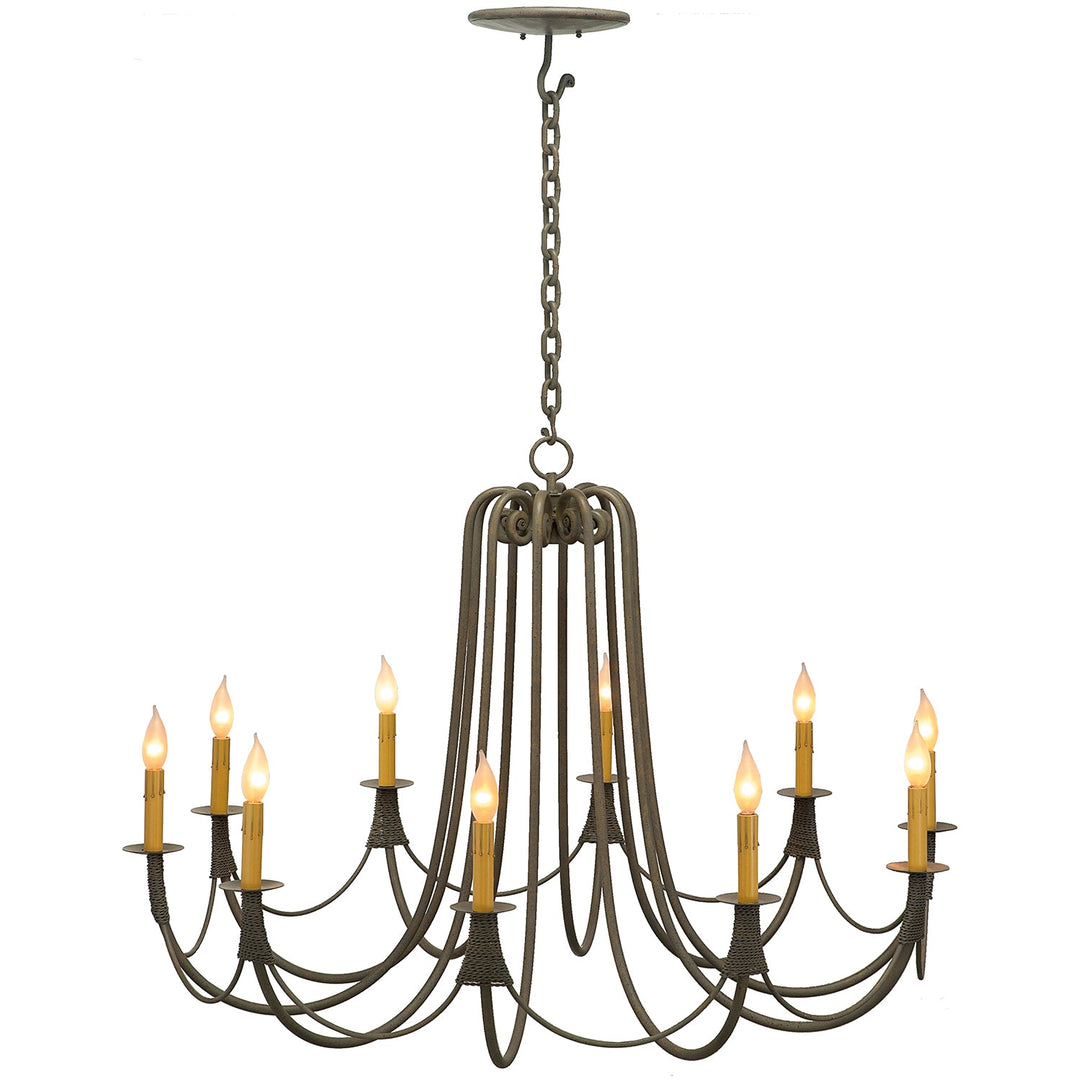 1402 – Wrought Iron Heirloom Chandelier