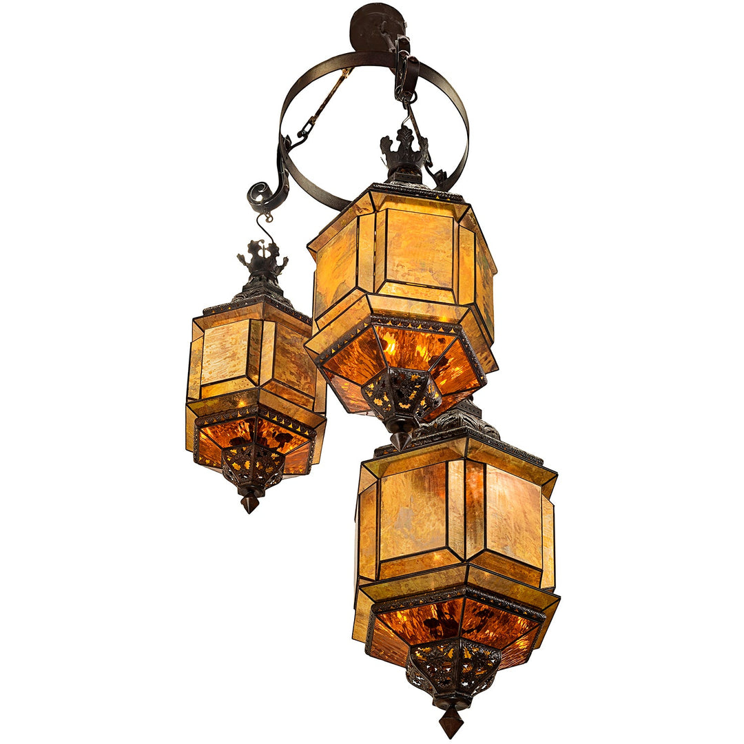 PN-1760 - Wrought Iron Artisan Chandelier