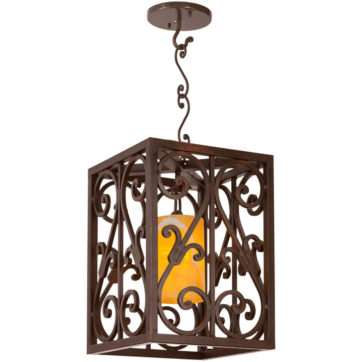 Valencia Scroll Lantern Pendant