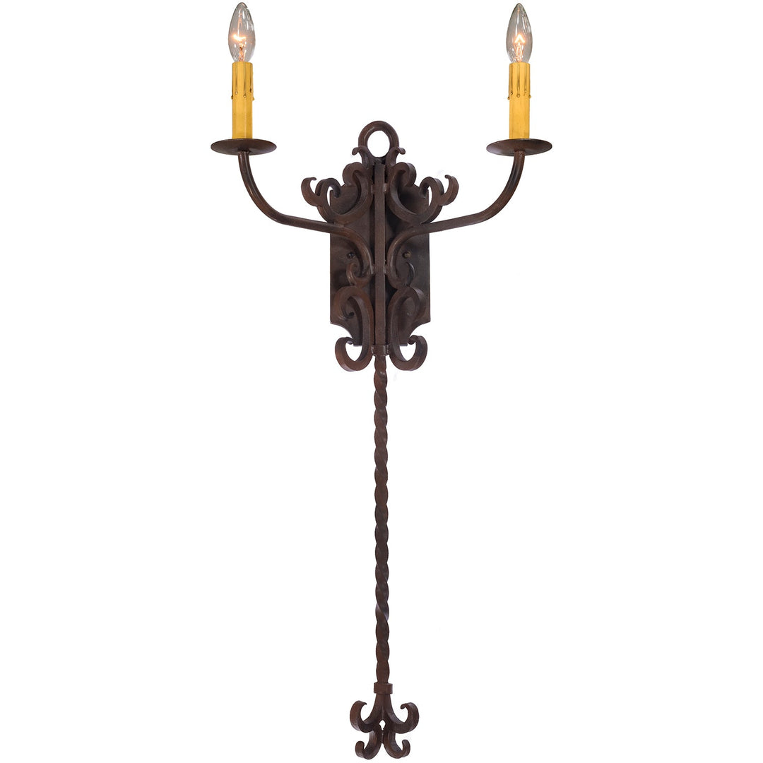 1977 - Wrought Iron Wall Sconce