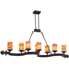 CH-2006-1 – Designer Alabaster Billiard Table Chandelier