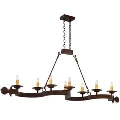CH-2006-1 – Wrought Iron Designer Billiard Table Chandelier