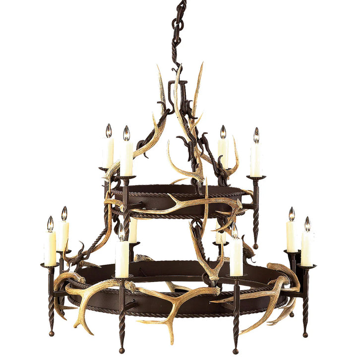 The High Country Grand Antler Chandelier