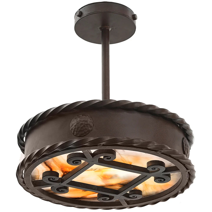 Sierra Mesa Onyx Semi-Flush Mount