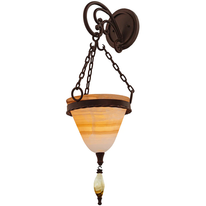 The Casbah Onyx Hanging Wall Lantern