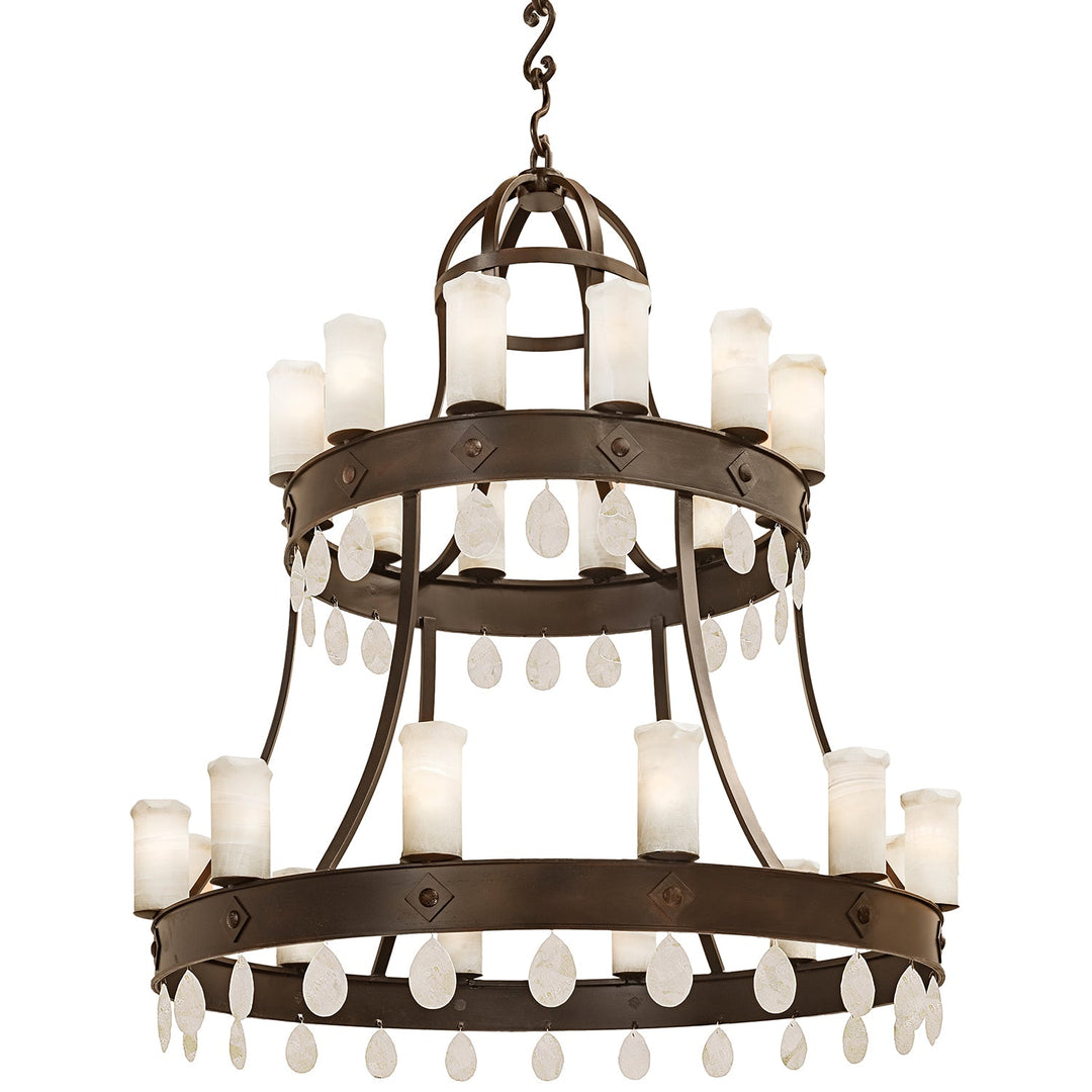 Santa Barbara Artisan Alabaster Chandelier