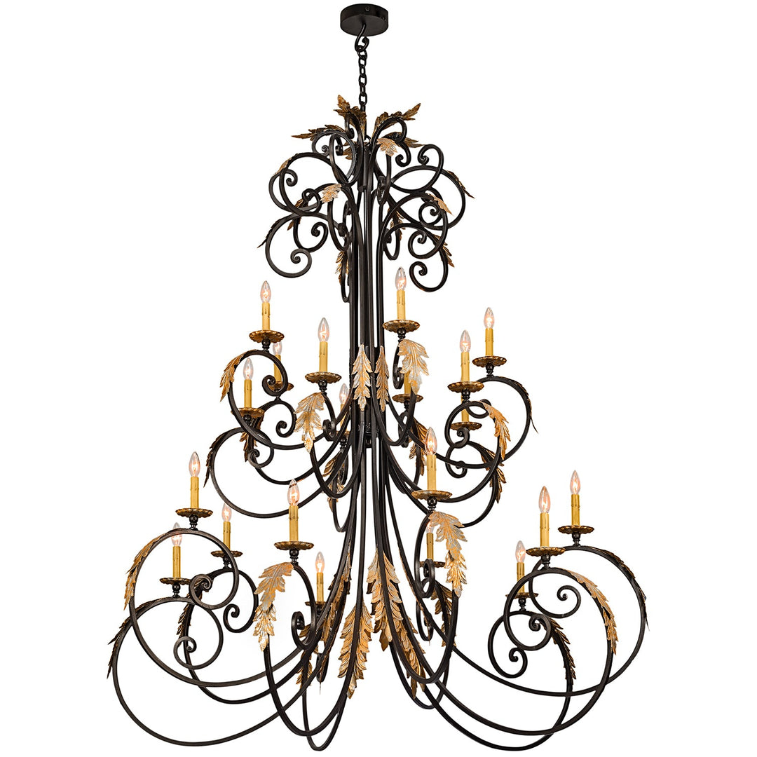 CH-2404 - Wrought Iron Designer Chandelier
