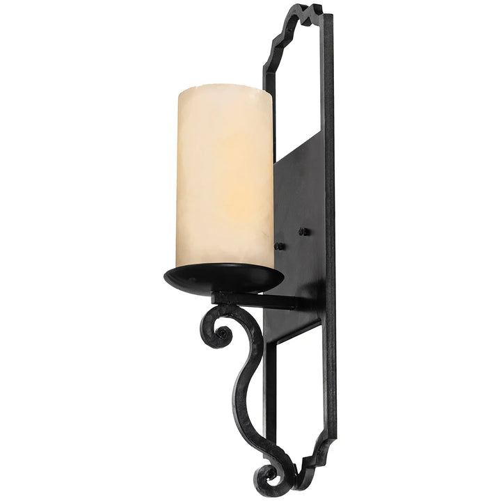 Sierra Onyx Scroll Bracket Wall Sconce