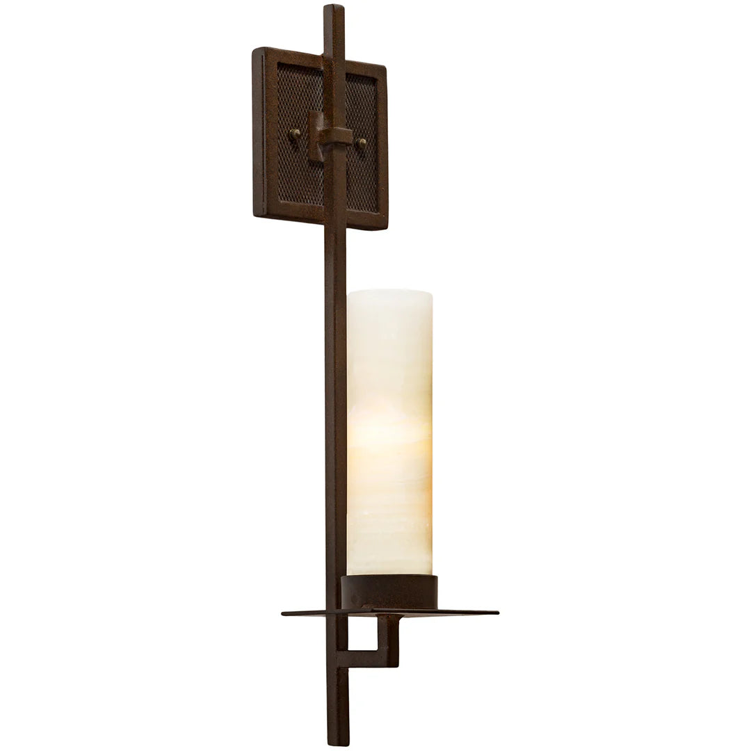 The Mesa Forge Onyx Rail Wall Sconce