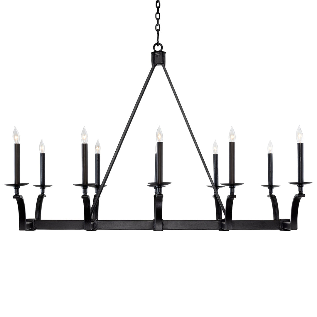 Michael Wrought Iron Designer Chandelier