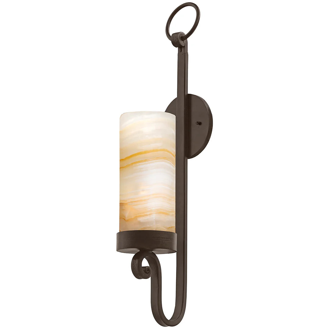 The Sonora Onyx Ring Wall Sconce