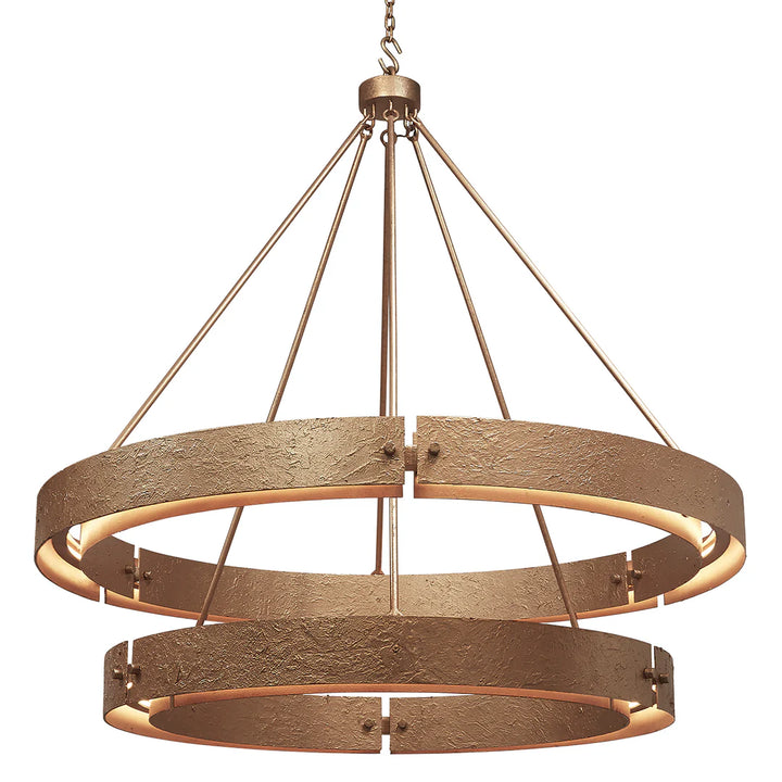 The Dominion 2 Tier Iron Chandelier