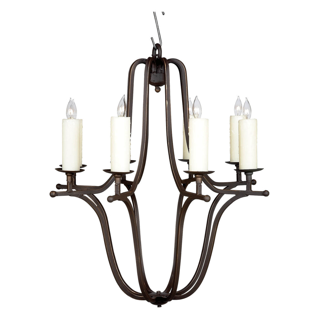 8 Light Ken Iron Chandelier