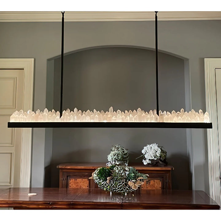 Avenra Linear Quartz Chandelier
