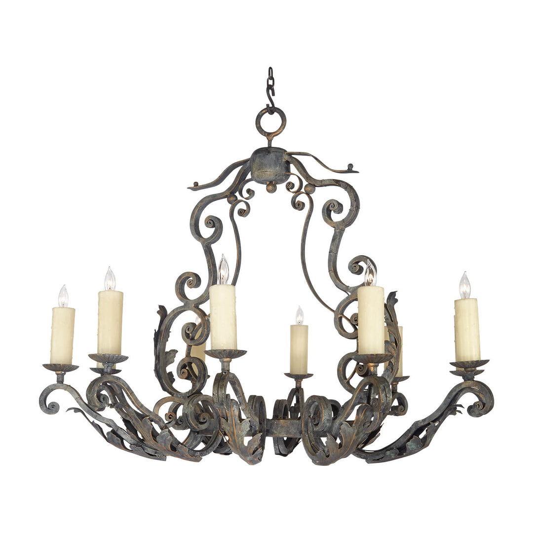 10 Light Princess – Wrought Iron Artisan Chandelier