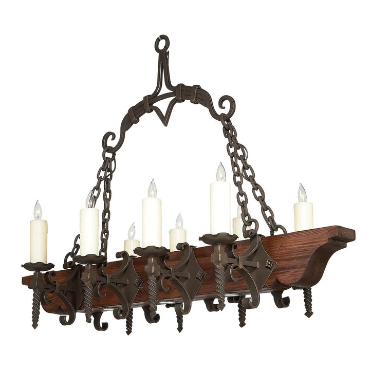 Ironclad Timber Chandelier