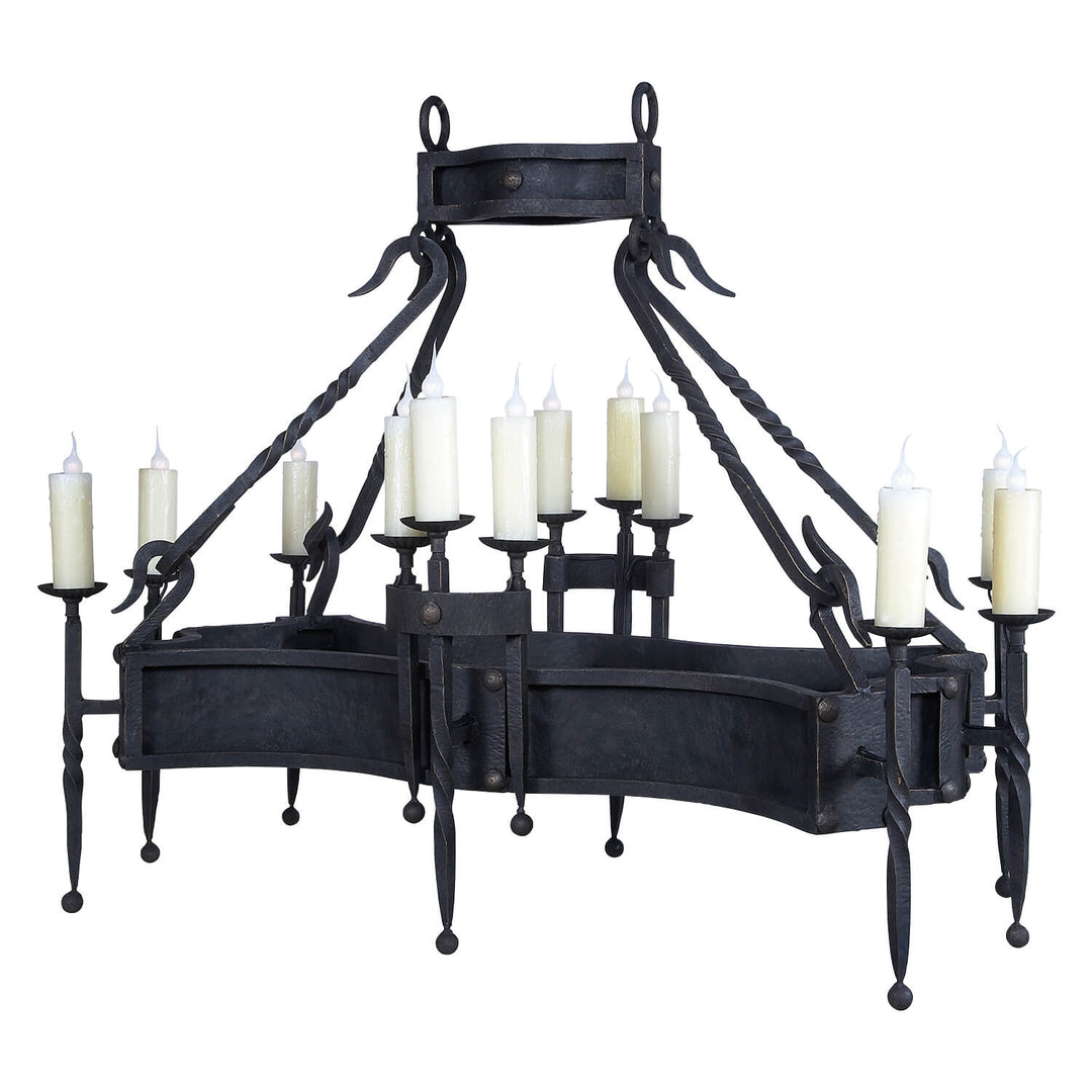 King Arthur – Wrought Iron Designer Chandelier