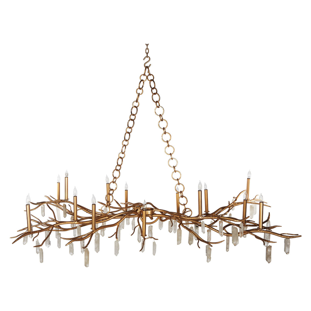 Branch Wrought Iron Designer Chandelier