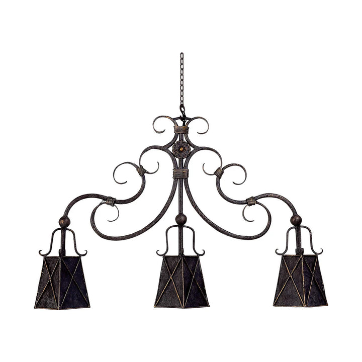Valencia Scroll Billiard Chandelier