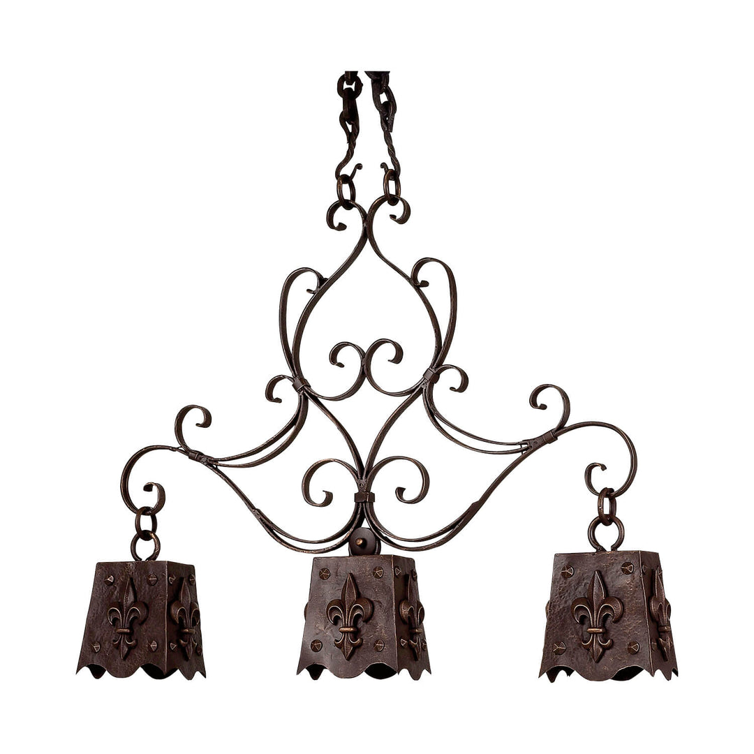 Empire – Wrought Iron Designer Island Chandelier