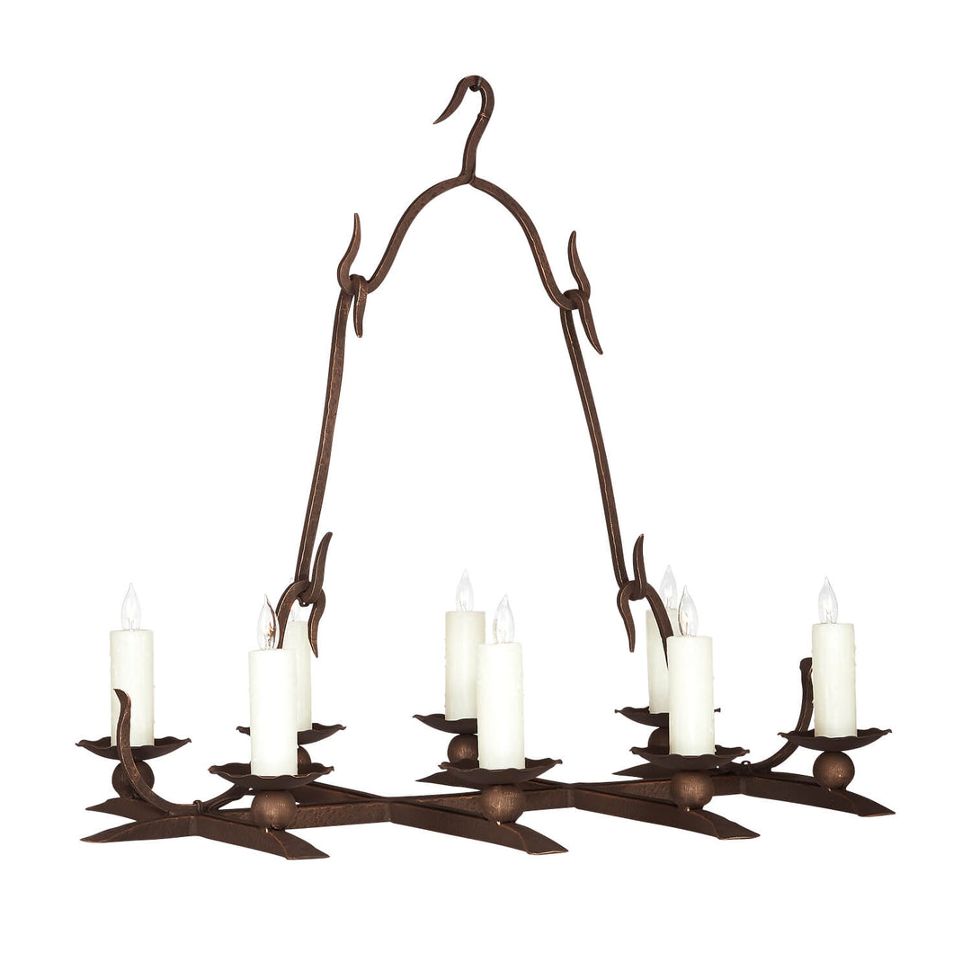 8 Light Travis Iron Chandelier