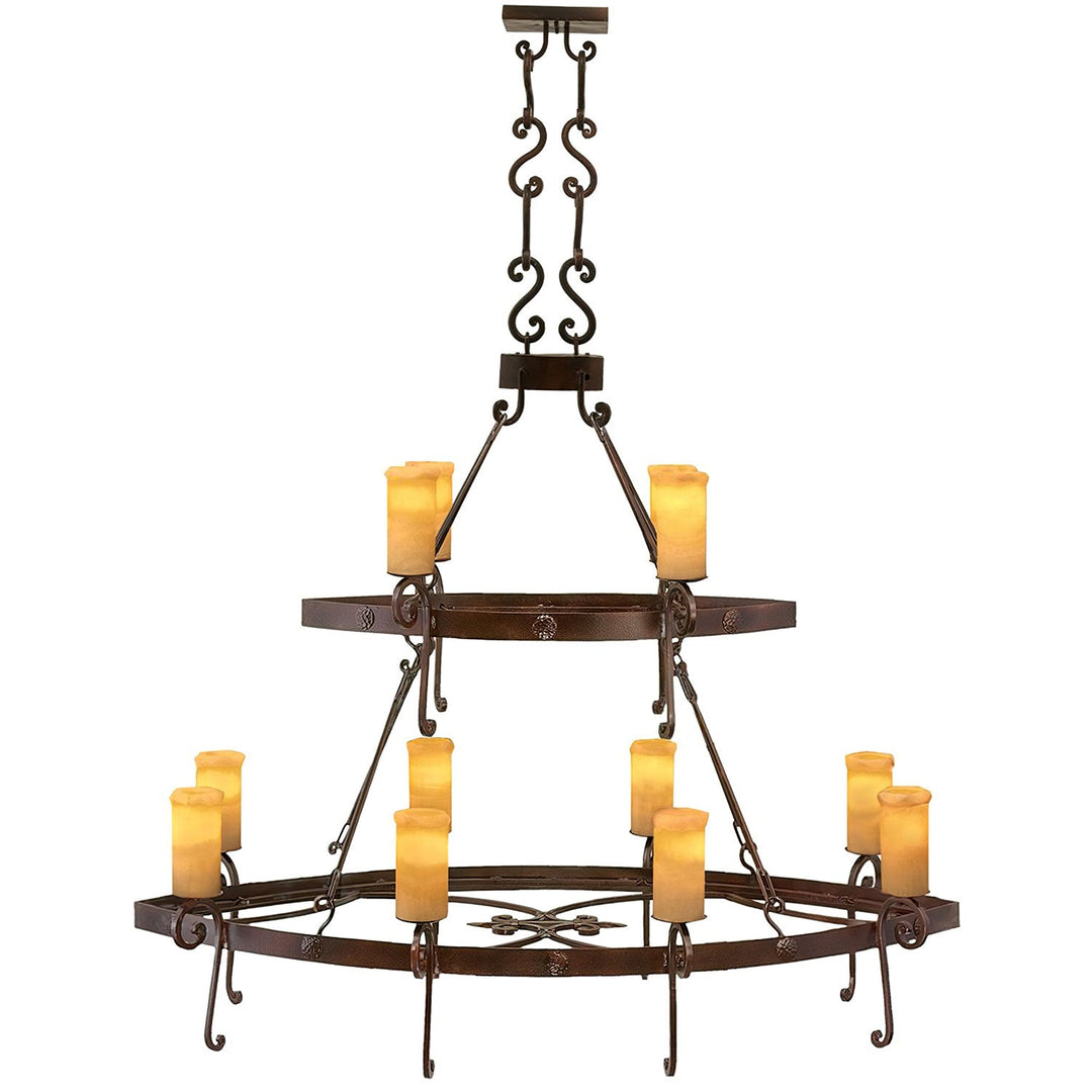 Castile 2 Tier Oval Chandelier