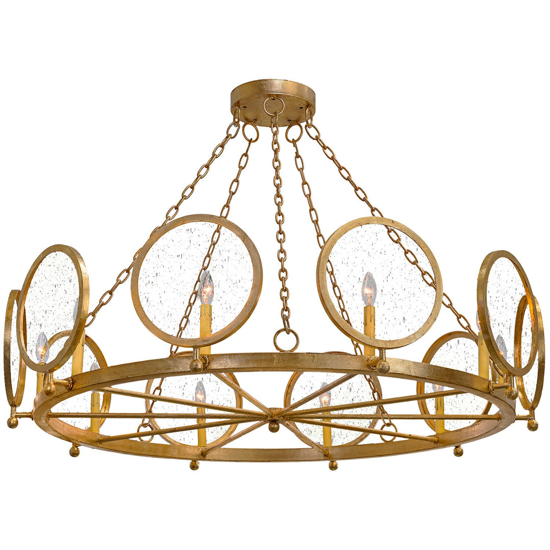 Santangelo Round Iron Artisan Chandelier
