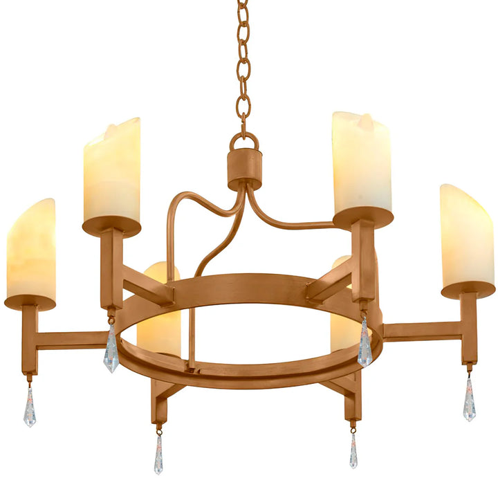 Aurelia Crystal Onyx Chandelier