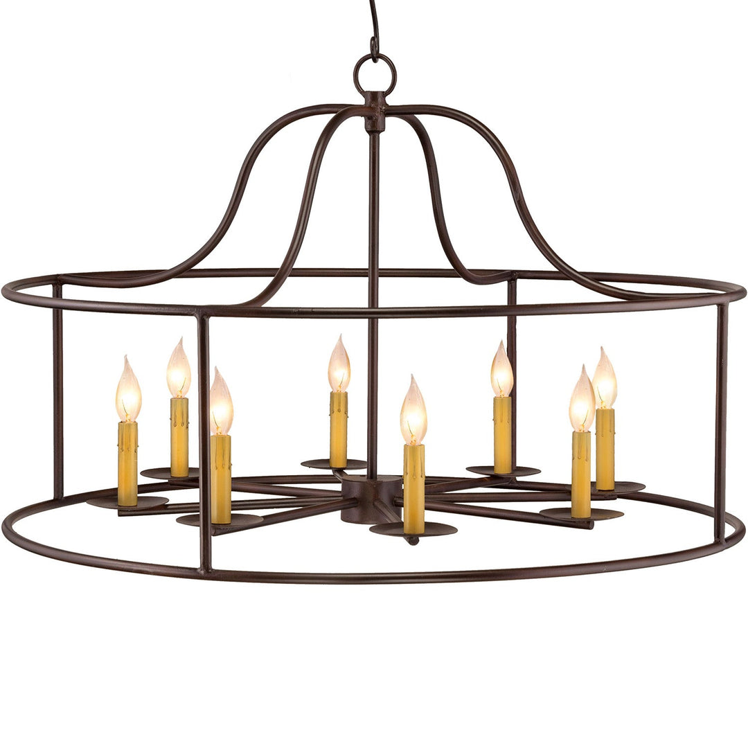Madison Avenue Forged Iron Artisan Chandelier