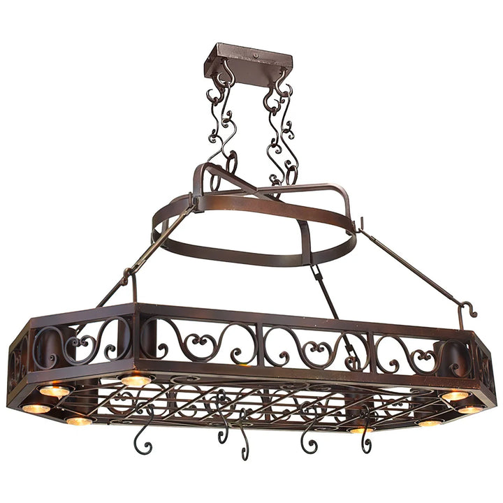 Stormvale Manor Pot Rack Chandelier
