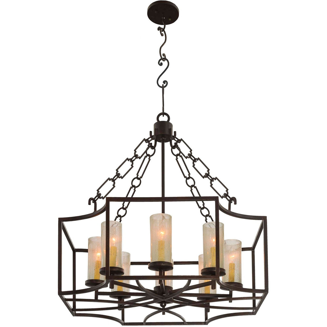 Excelsior Forged Iron Artisan Chandelier
