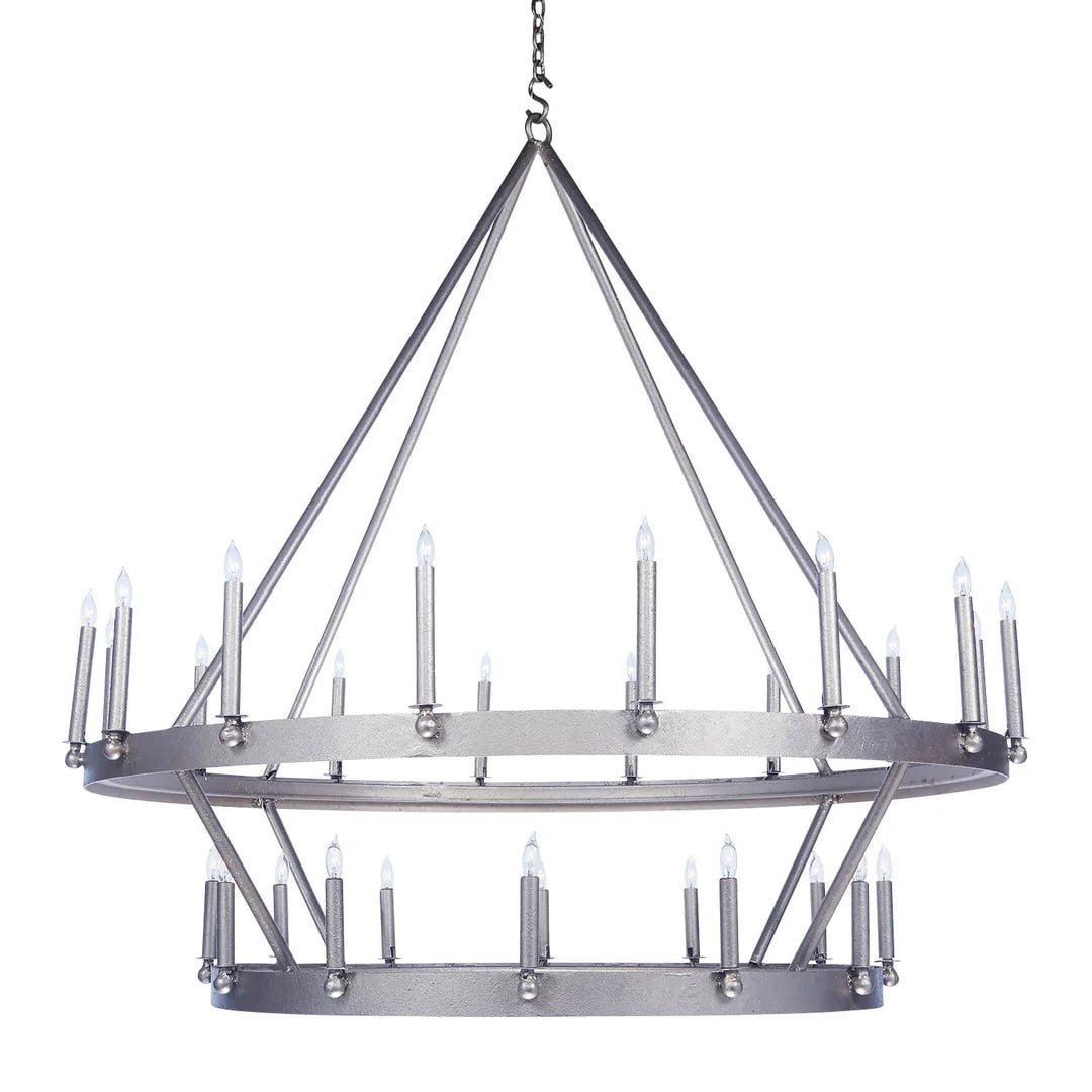 The Solvane Two-Tier Ring Chandelier