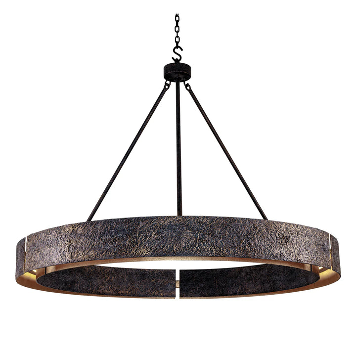 The Dominion Halo Iron Chandelier