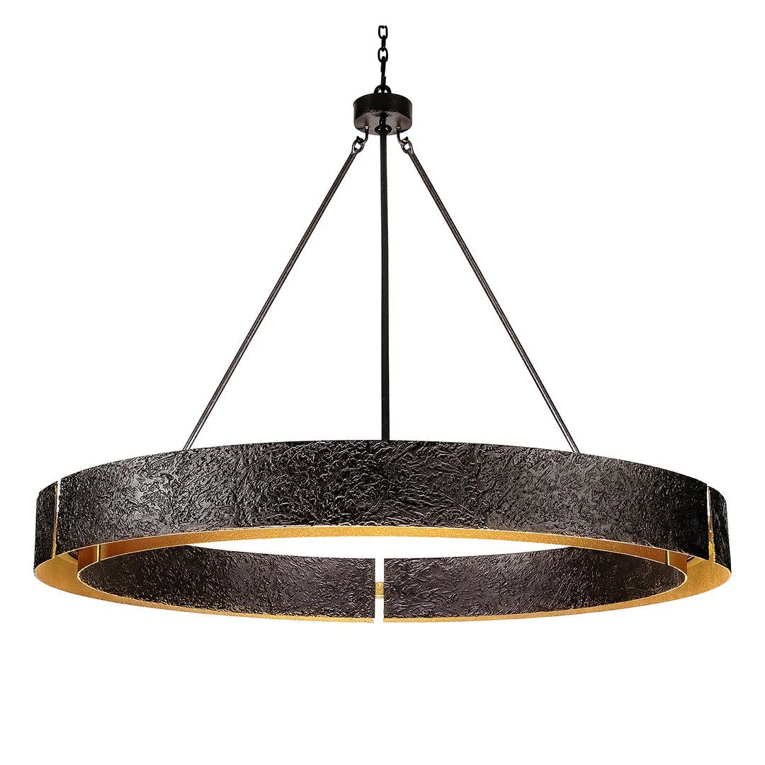 The Dominion Halo Iron Chandelier