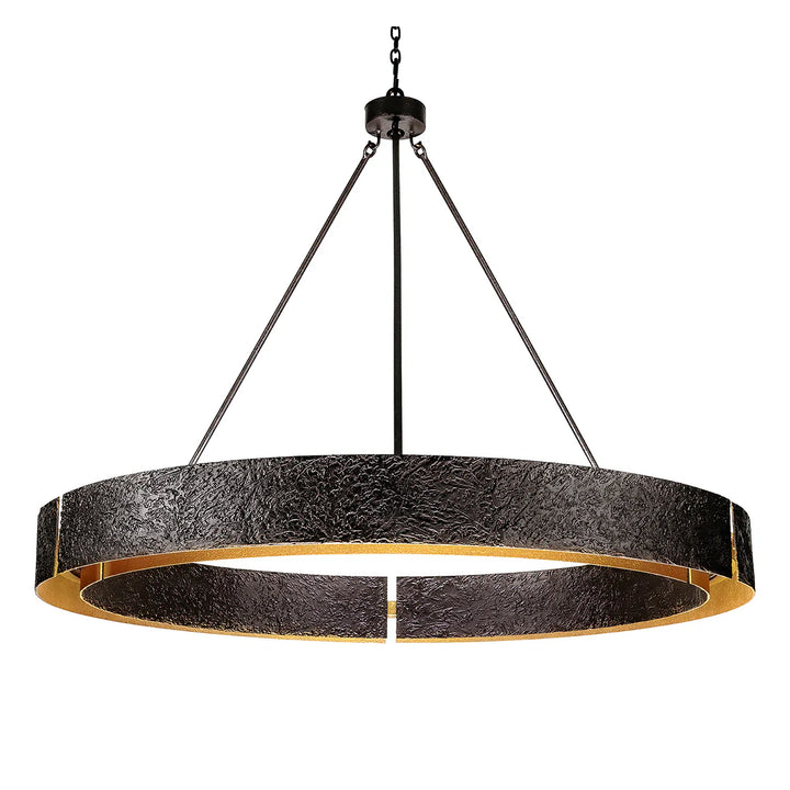 The Dominion Halo Iron Chandelier