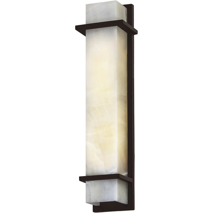 The Sierra Onyx Column Wall Sconce