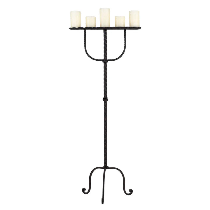 Sierra Forge Floor Candelabra