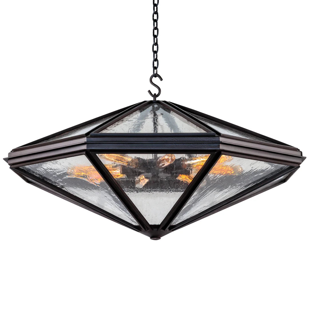 The Ignis Modern Linear Glass Chandelier