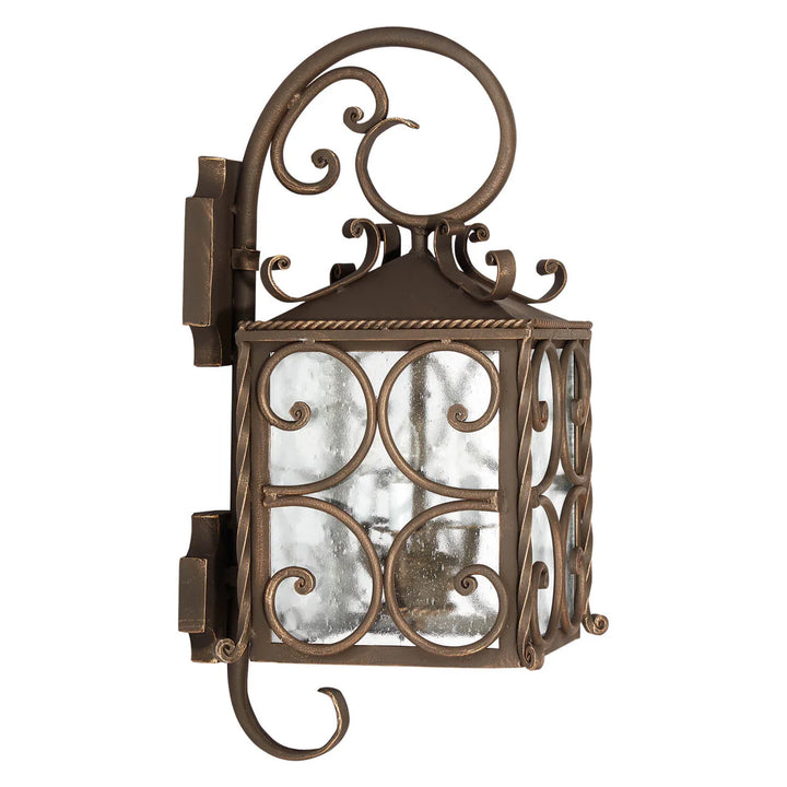 Verona Scroll Lantern Sconce