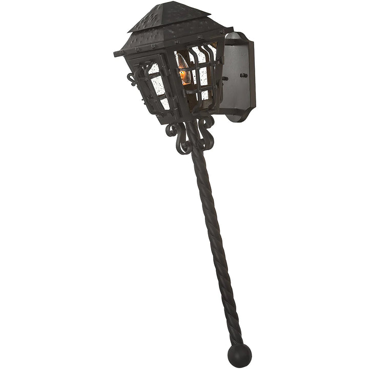 Old World Forge Wall Lantern