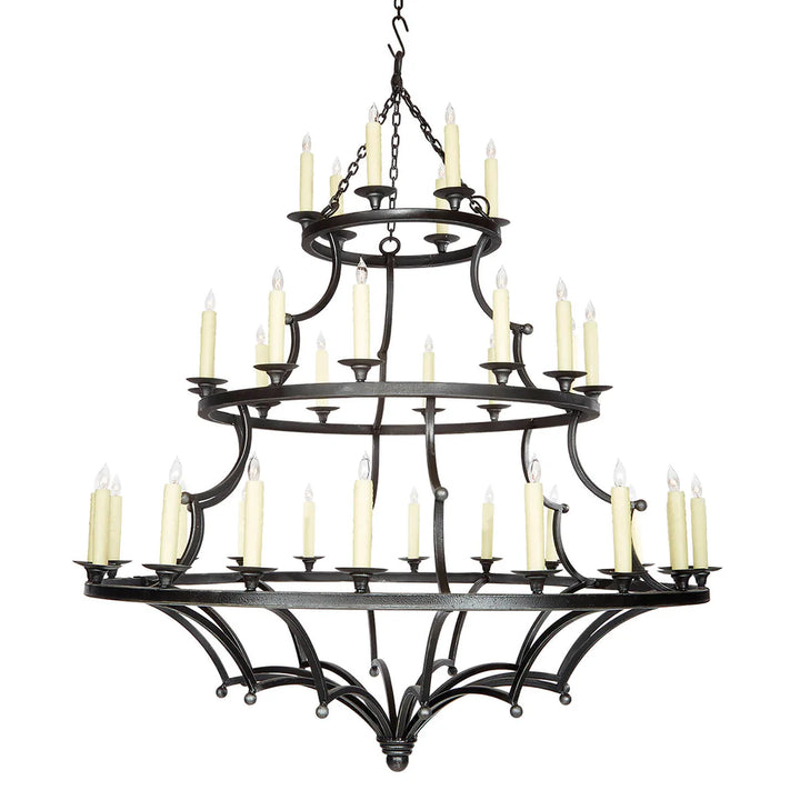 The San Miguel Grand Iron Chandelier