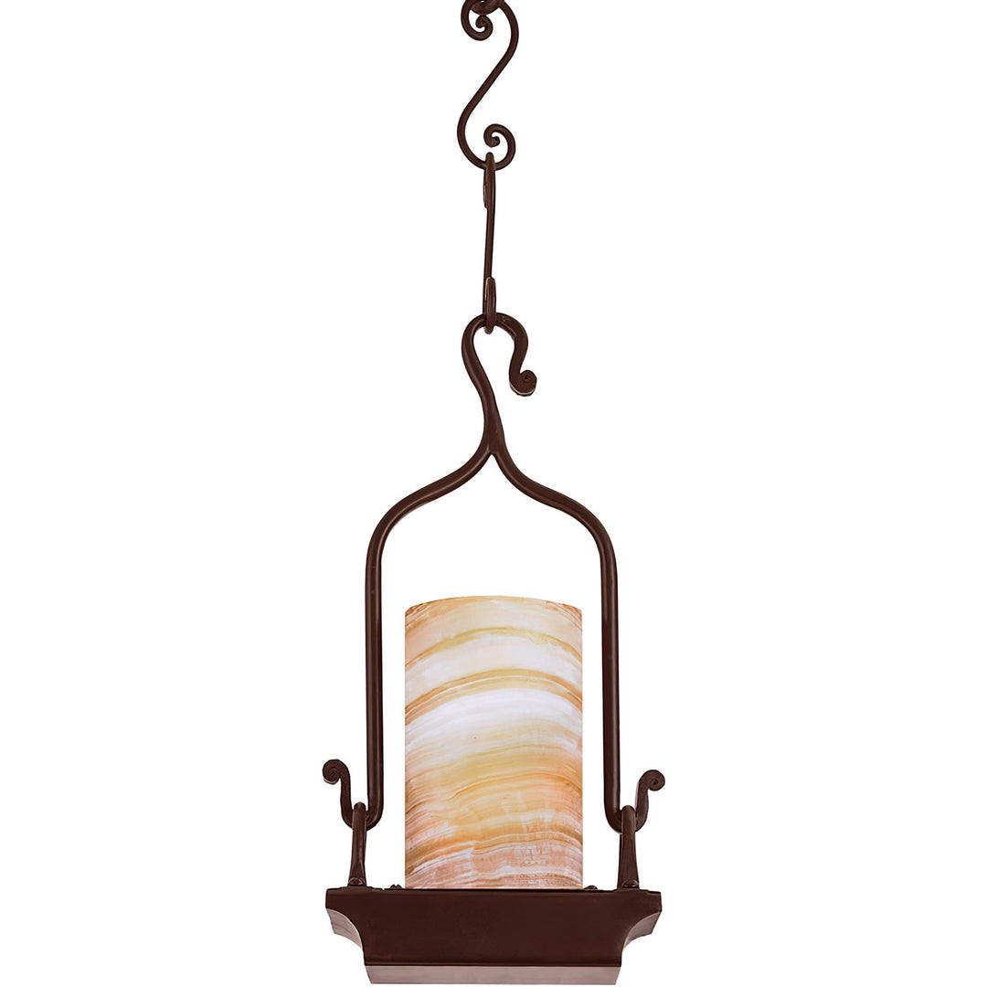 Alma – 1 Light Alabaster Pendant