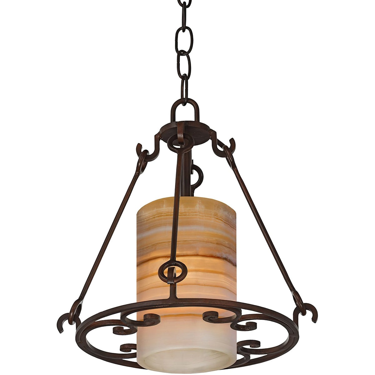 Medallion – Designer Alabaster Pendant