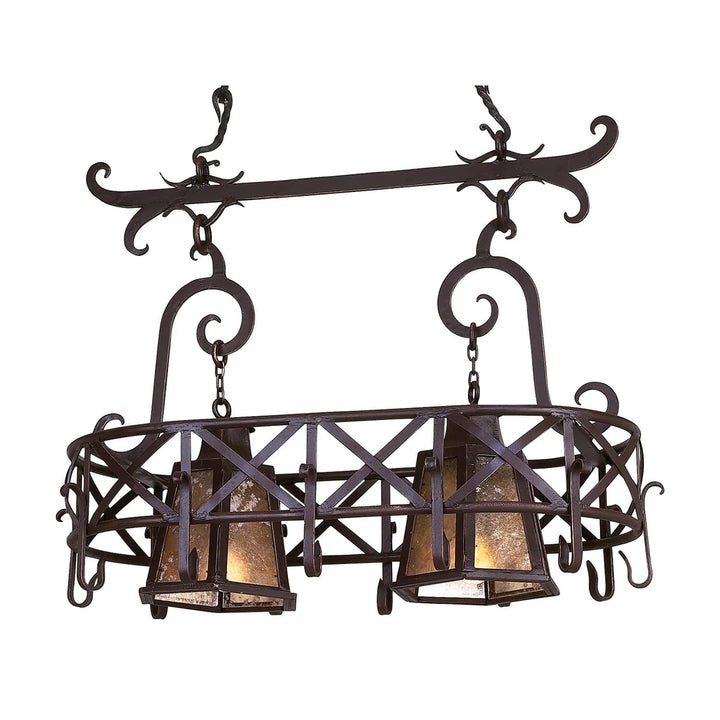 Blackspire Manor Pot Rack Chandelier