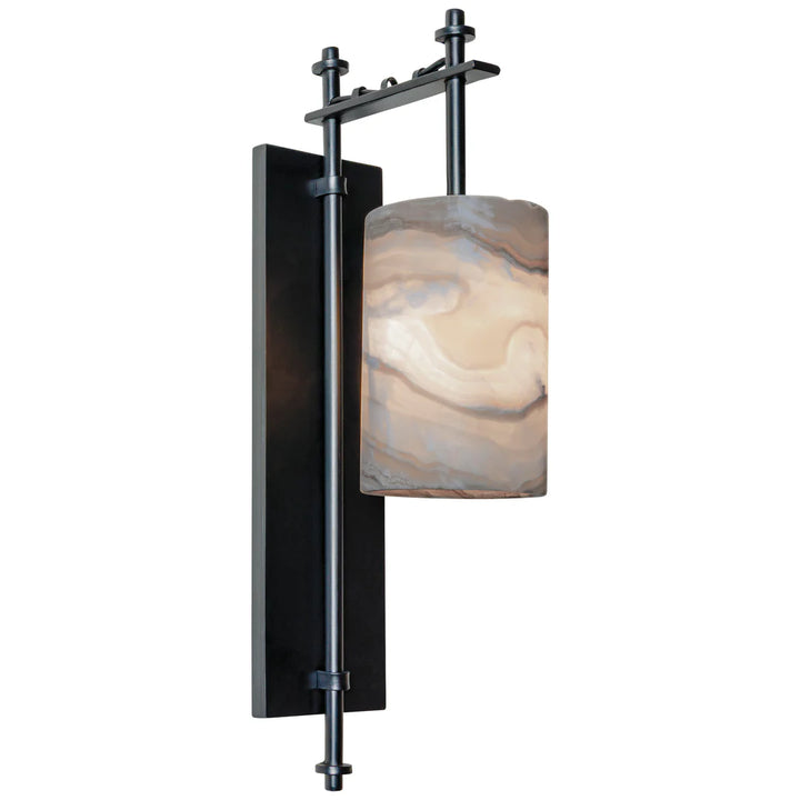 The Caldera Onyx Rail Wall Sconce