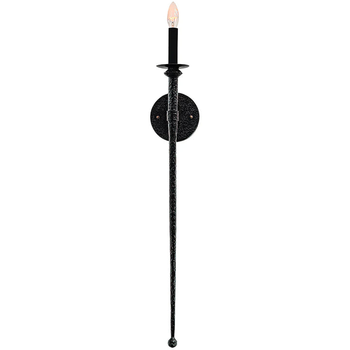 The Ironcrest Taper Candle Wall Sconce