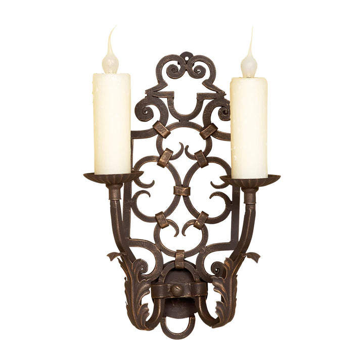 Sierra Royale Dual Candle Wall Sconce